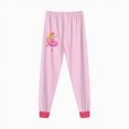 thumbnail image 6 of NOLDARES Toddler Baby Girl Fall Winter Clothes Outfits Funny Print Graphic Girl Fall Sweatshirt Pant Set(Pink,6-7 Y), 6 of 6