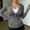 🔥 Gray_New, variant on UPF 50+ Rash Guard Zip Up Hooded Fishing Jacket with Thumb Holes and Hat Opening, Multi Pocket Loose Long Sleeve Coat, Outdoor Sports Anti UV Outerwear for Women Gray S