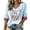 Blue #73, variant on DORKASM Breast Cancer Shirts for Women 3/4 Sleeve Breast Cancer Awareness Tops V Neck Hope Love Wings Comfy Pink Ribbon Tshirt Cancer Survivor Casual Tee Blue XL