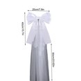 thumbnail image 3 of Decoraciones de sillas con lazos de tul satinado para bodas, fiestas y días festivos | Lazos decorativos para sillas con malla, 3 of 9