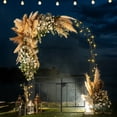 thumbnail image 3 of Ktaxon Metal Garden Arch 7Ft Garden Trellis Arch Arbor Outdoor Wedding, 3 of 9