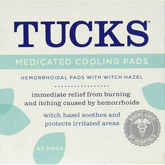 Tucks Medicated Cooling Pads, 40 Count