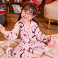 thumbnail image 1 of Pijamas de animación de Disney para niños, traje de manga larga de primavera y otoño, ropa de casa de princesa de mediana edad y niño grande Set110-120cm zhangmengya CONDUJO, 1 of 2