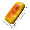 thumbnail image 3 of Slow Rise Squishy Toy with Baked Mochi Design, 1-Pack, Yellow and Orange Gradient, for Desk Play, Squeeze Toy, 3 of 7