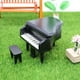 thumbnail image 2 of Fiudx Piano de Cola En Miniatura, Decoración para Casa de Muñecas a Escala 1/12, Diseño Realista, Artesanía de Madera, Modelo de Juguete para El Hogar, Elegante Complemento para La Casa de Juegos, Ac, 2 of 4