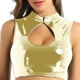 thumbnail image 1 of Clearance Sale 2025 Intimates Women's Clearance Sleeveless Round Neck Stretch Short Vest, 1 of 5