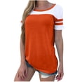 thumbnail image 1 of Birdeem T-Shirt Décontracté Mode Femme Col Rond Manches Courtes Poches Ample, 1 of 5