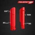 thumbnail image 4 of Polisport Full Wrap Fork Guards for Beta RR 125/200/250/300 2T 2019-2026 | High-Impact Polypropylene, OEM Fit, Red, Durable Enduro Fork Protection, 4 of 8