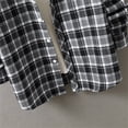 thumbnail image 5 of lulshou 2025 Plaid Shirt Men for Man Saving Men's Flannel Shirts Casual Button Down Plaid Shirt Jacket Long Sleeve Fleece Shacket with Pockets Gray-L, 5 of 8