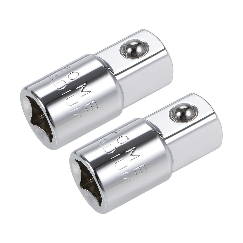 2 Pcs 3/8" Drive (F) x 1/2" (M) Impact Socket Adapter, Female to Male