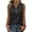 Black^0324V&02, variant on Women Tank Tops Summer Sleeveless Button Fitted V Neck Tank Tops for Women Wide Strap Breathable Going Out Basic Woman Undershirt Black L