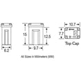 thumbnail image 2 of 5Pcs A2-F Fusible Thermique Aupo TF 115c 110VAc 250VAc 2A, 2 of 6