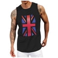 thumbnail image 4 of Linfrsh Men Pride Tank Tops Be You Love Wins Letter Print Shirt Graphic Pride Lgbt Sleeveless Shirt Tee Mens Sleeveless Tee Shirts Blue,2XL, 4 of 5