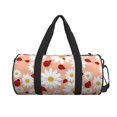 thumbnail image 2 of Haiem Daisy and Ladybug Pattern Gym Bag for Women Men, Waterproof Travel Duffel Bags, Personal Item Travel Bag Weekender Bag with Shoes Compartment & Wet Pocket, 2 of 8