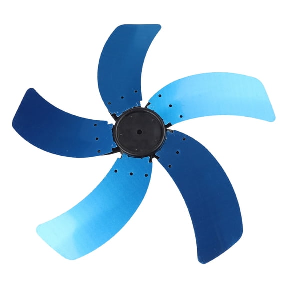Aluminum 1418 inch electric fan blades five blade design with nut cover suitable for household stand or table fans