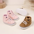 thumbnail image 6 of Bonario Baby Boys Girls Shoes Infant High Tops Ankle Sneakers Soft Anti-Slip Sole for First Walkers 3-18 Months, 6 of 7