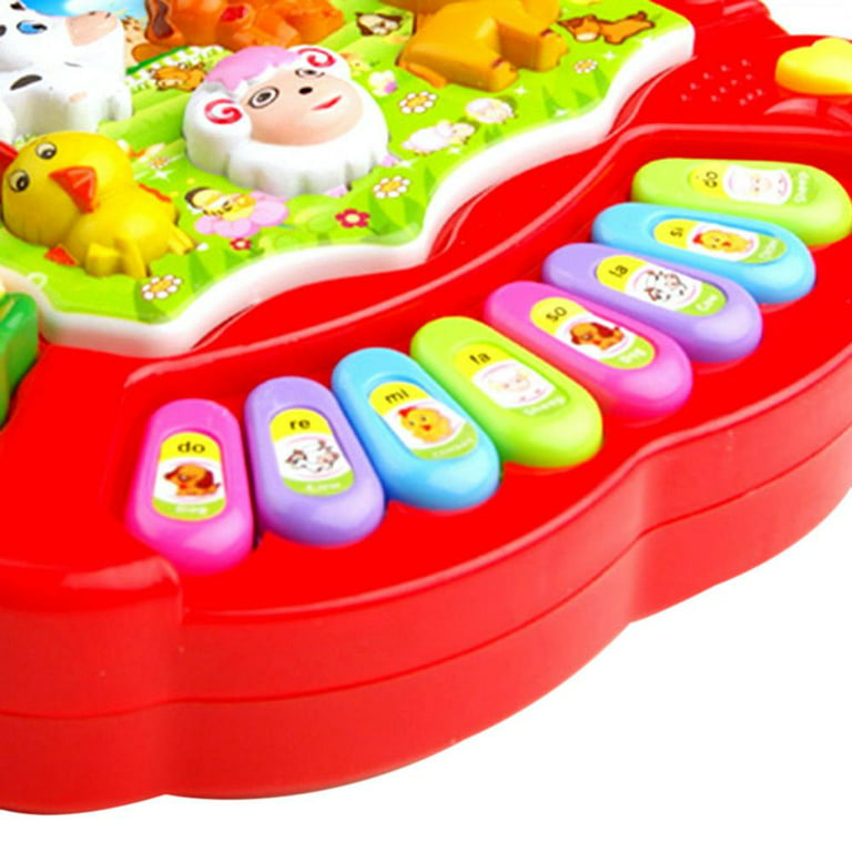 Early Education 1 Year Olds Baby Toy Animal Farm Piano Music Developmental  Toys Baby Musical Instrument