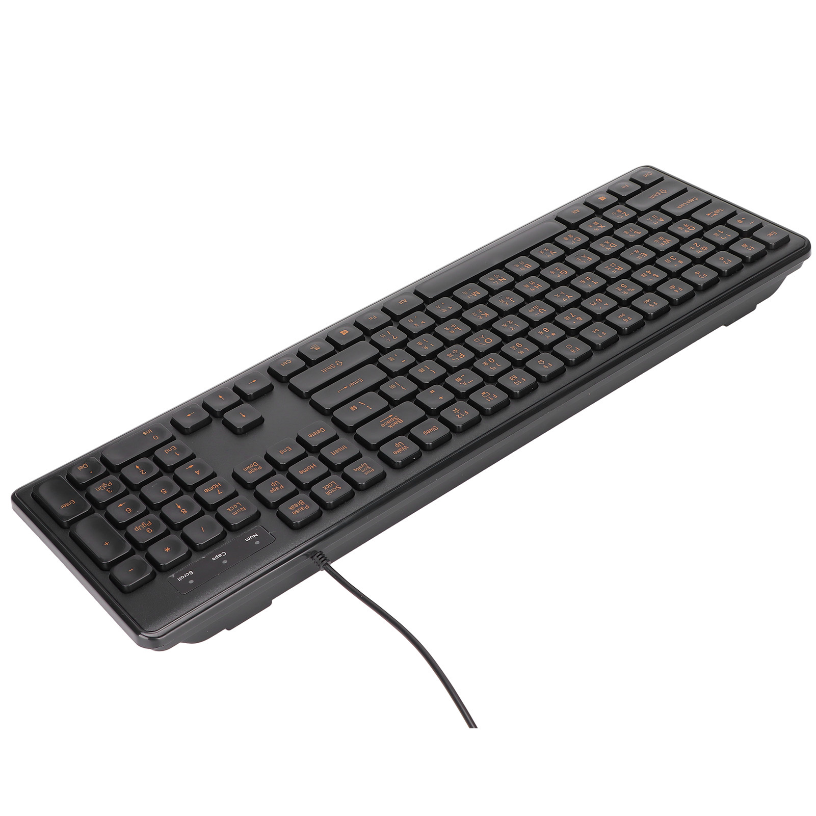 Chinese Keyboard USB Wired Comfortable Hand Feel Low Noise Bilingual