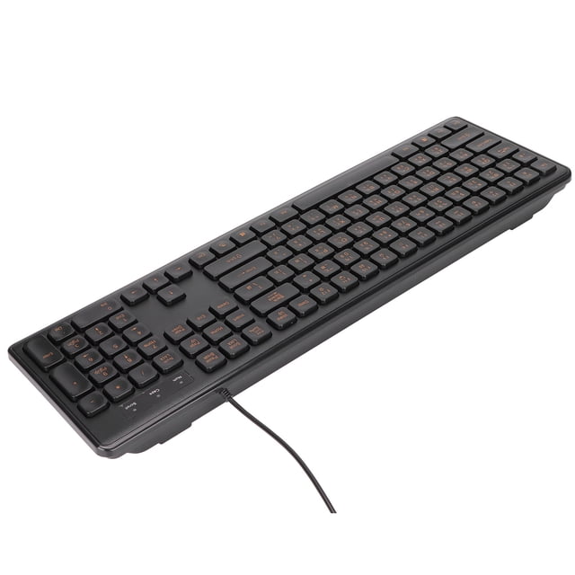 Office Keyboard Wired,Chinese Keyboard USB Wired Bilingual Chinese English Keyboard Computer Keyboard Wired Convenient Use