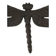 thumbnail image 6 of Pack Of 2 Rustic Forged Cast Iron Whimsical Auspicious Dragonfly Wall Decors, 6 of 10