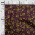 thumbnail image 1 of oneOone Organic Cotton Voile Fabric Leaves & Floral Artistic Print Sewing Fabric BTY 42 Inch Wide, 1 of 4