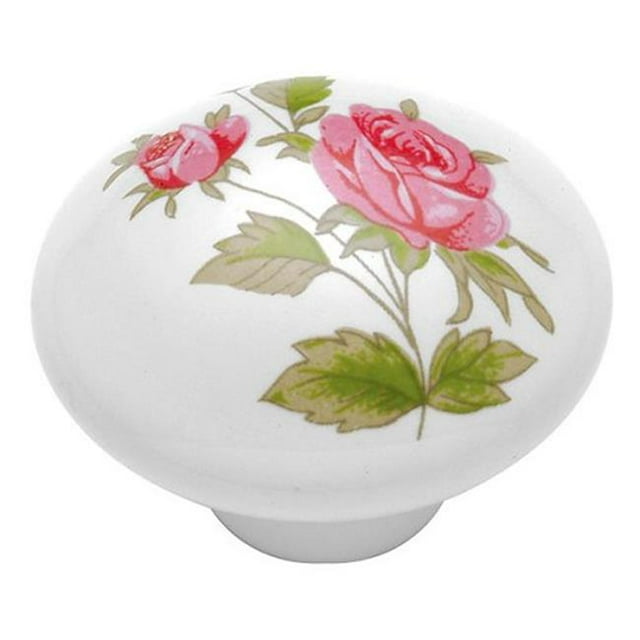 Hickory Hardware P602-PR 1,37 In. Anglais Bouton Rose Rose Armoire Rose Confortable