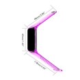 thumbnail image 3 of Correa De Reloj De Repuesto Compatible Con Samsung Galaxy Fit2 Soft Clear Tpu Color Wristband seitruly EL016943-02, 3 of 5