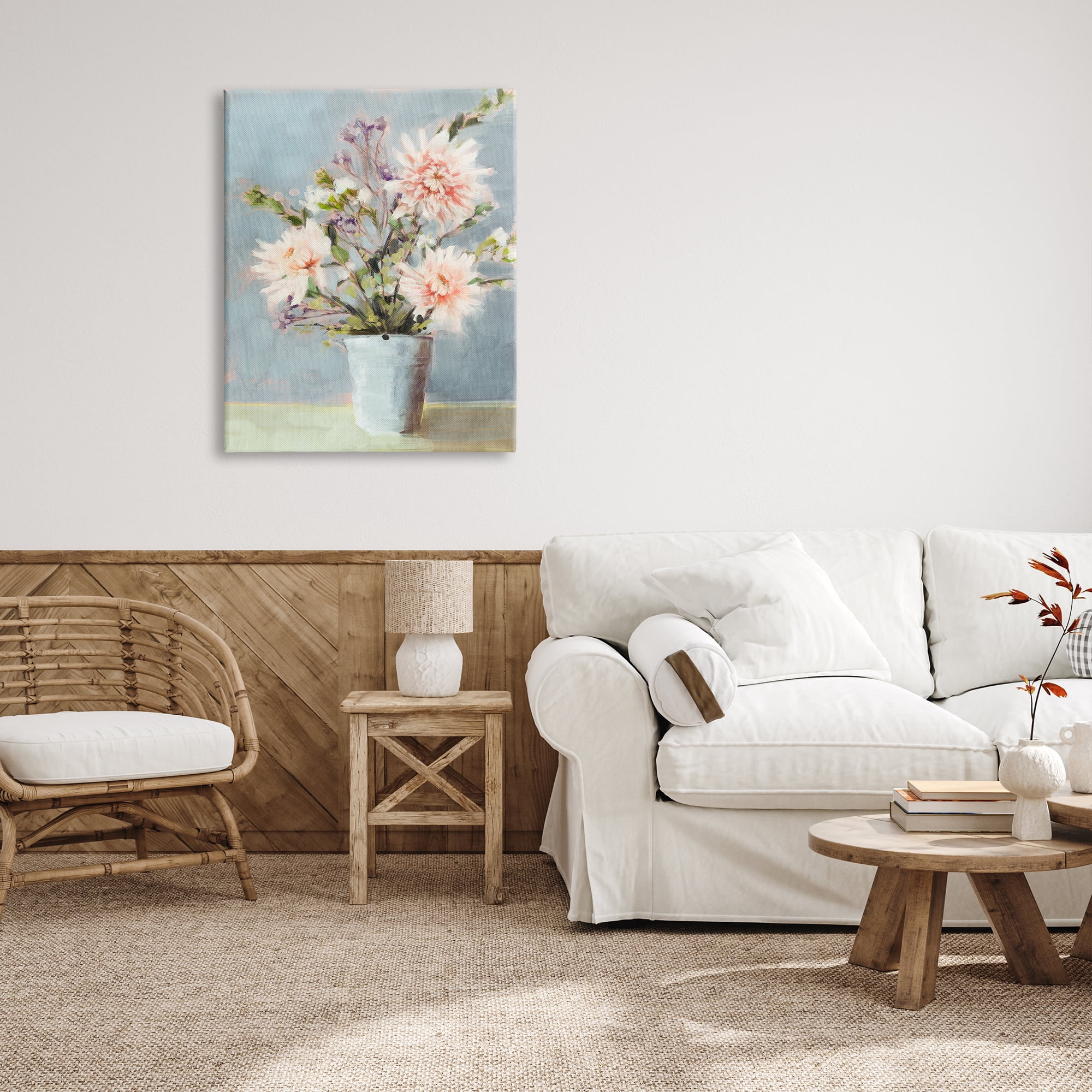 Stupell Industries Spring Florals Bouquet Botanical & Floral Painting Gallery Wrapped Canvas Print Wall Art, 30 x 40