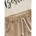 thumbnail image 6 of Bagilaanoe 2pcs Toddler Baby Girl Shorts Set Short Sleeve Letter Print T Shirt Tops + Shorts 6M 12M 18M 24M 3T Kids Casual Summer Clothes, 6 of 8