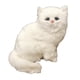 thumbnail image 3 of Gato Realista de Peluche, Juguetes para Gatos, Gatitos, Animales Pequeños de Peluche, Figuras de Gatitos, Juguete para Mesa, Juguete para Niños Y Niña Blanco Hugo Gato de peluche, 3 of 10