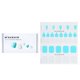thumbnail image 1 of MAVENIR - Adhesivos para uñas (colores surtidos) - # White Pearl Summer Pedi MFG-005 / 020697 36 piezas, 1 of 3