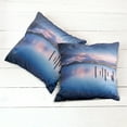 thumbnail image 2 of Ambesonne Blue Throw Pillow Cover 2 Pack, Sky Reflection on Water, 24", Royal Blue, 2 of 6
