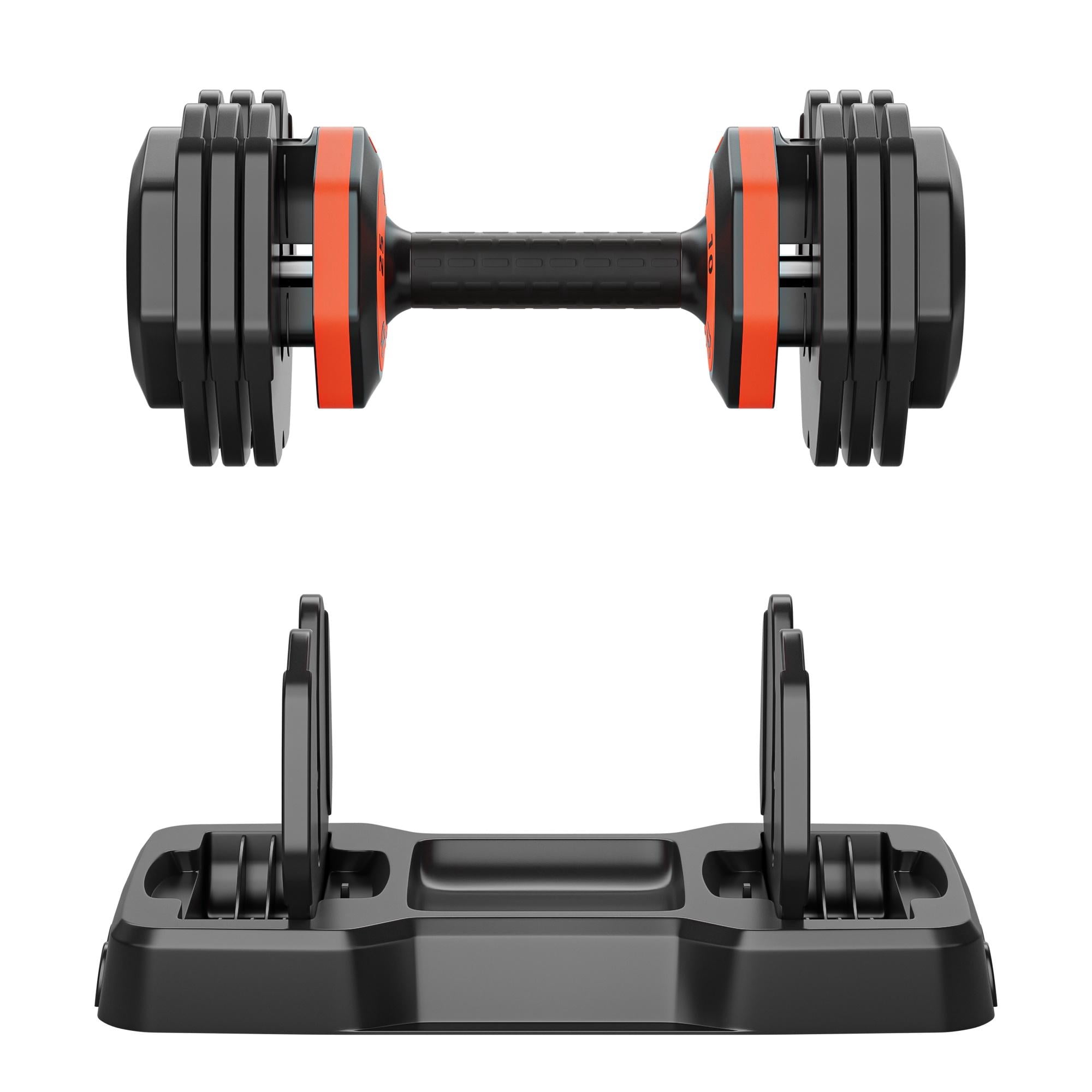 25 lb Dumbbells, Seizeen Single Adjustable Dumbbells Set, Free Weights Dumbbells 5-25 Pound, Home Gym Weight Training for Professionals or Beginners
