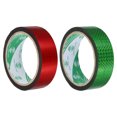 thumbnail image 1 of Conjunto de cinta Washi Prism de 30 mm de ancho en color holográfico para empaquetado y decoración navideña, rojo, verde, 1 of 5