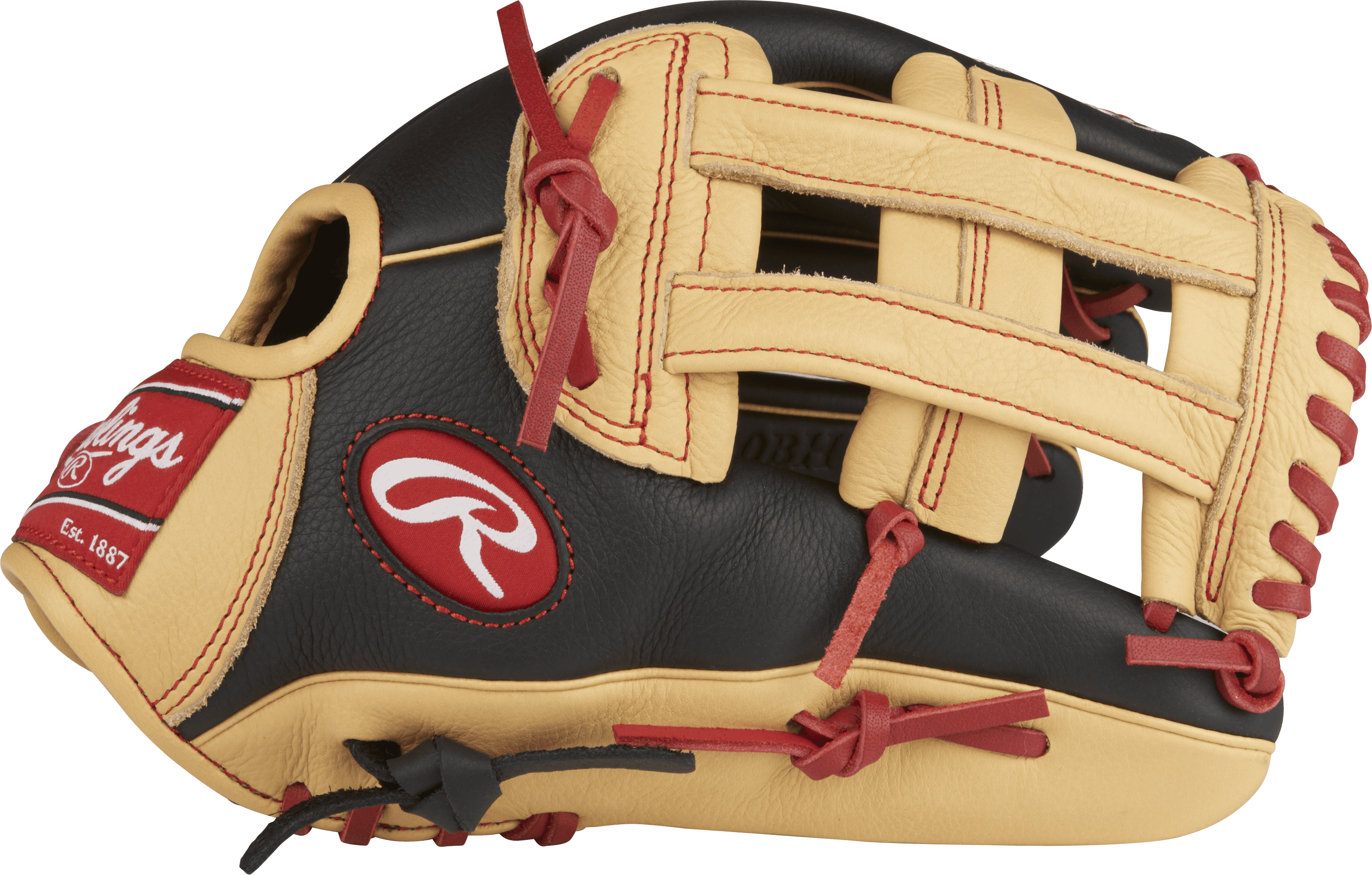 Black/Gray Rawlings Pro Select Series 12.5" Baseball Glove 
