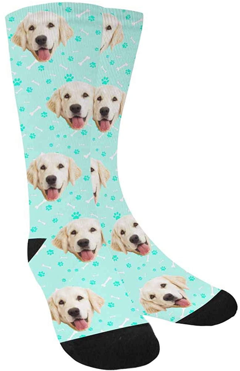 Funny Labrador Retriever Dog Floral Fashion Womens/mens Sporty Custom Socks