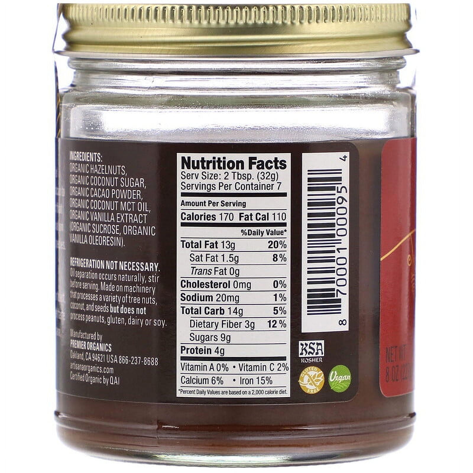 Artisana, Organics, Hazelnut Cacao Spread, 8 oz(pack of 2)