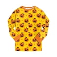 thumbnail image 4 of 7-8 Years Tween Short Sleeved And Shorts Set Halloween Parties Girls Sleepwear Matching Family Halloween Pajamas, 4 of 9