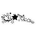 thumbnail image 3 of Soumake Bright Star Car Window Sticker Motorcycle Truck Body Decal Reflective Decor, 3 of 4