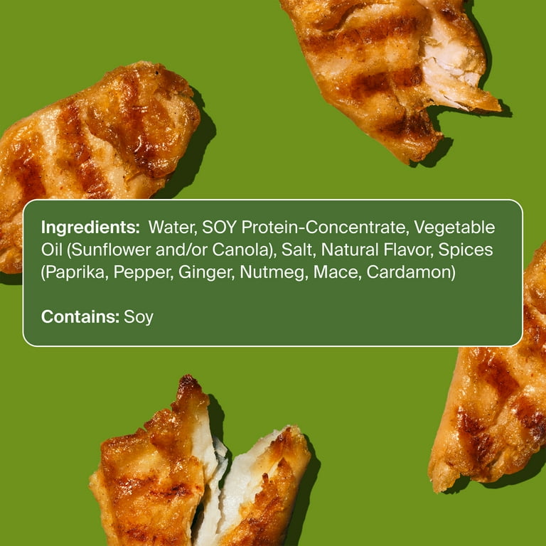 Daring Plant-Based Frozen Chicken Breast Pieces 8 oz 27 Count Vegan Non-GMO  Gluten-Free Protein-Rich - Walmart.com