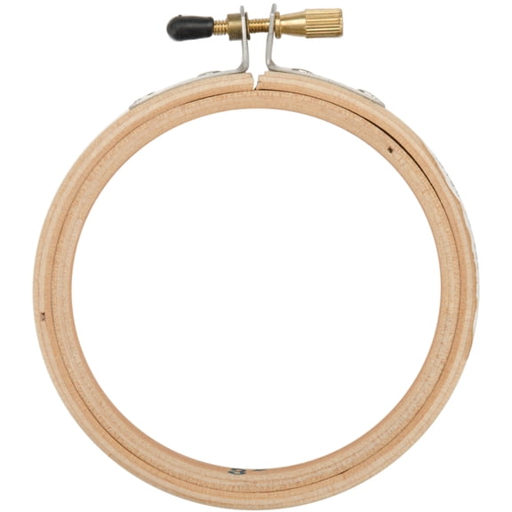 Frank A. Edmunds Wood Embroidery Hoop W/Round Edges 3"-Natural