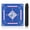 Blue 2, variant on 31.5" Square Mahjong Mat with Carry Bag 0.08in Thick Noise Reduction Foldable Printed Mahjong Table Mat with Nonslip Bottom Rubber Table Cover for Home Card Game