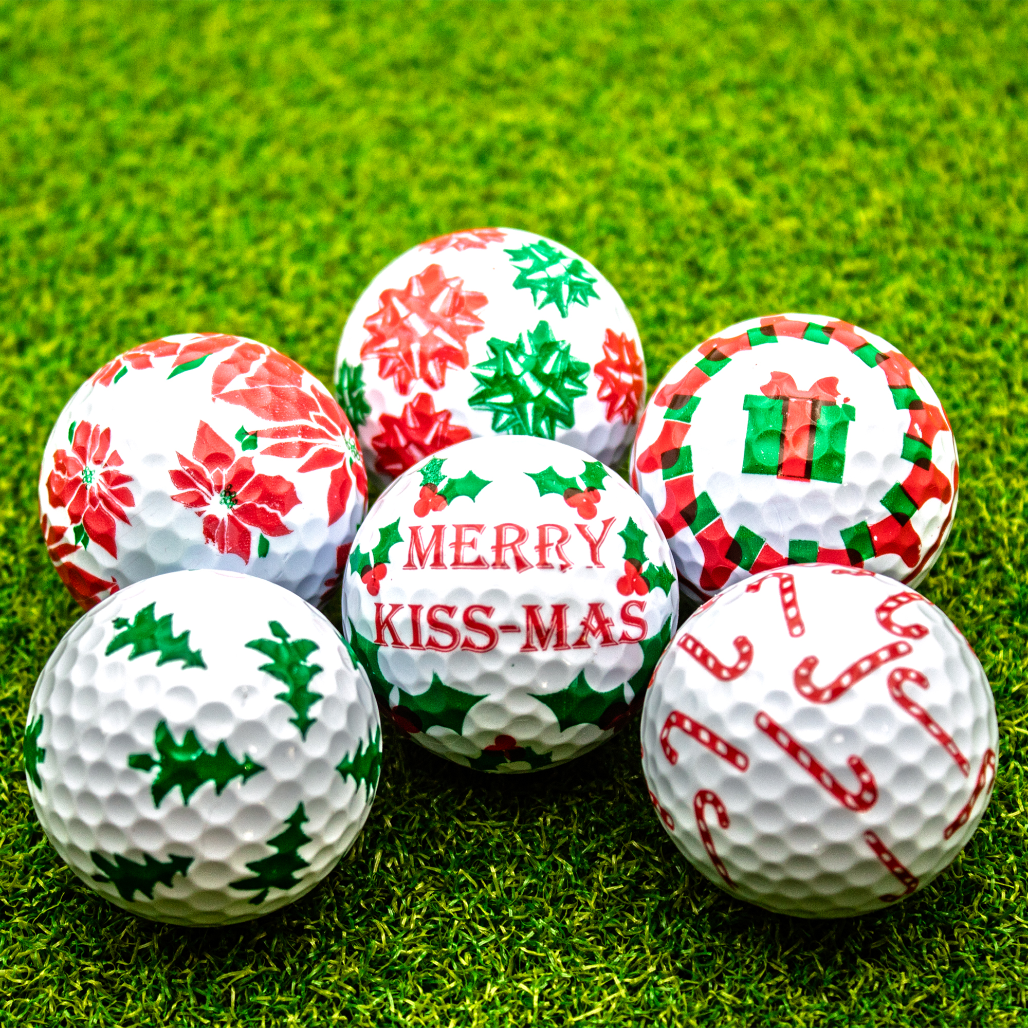 Christmas Mix Pack #2 Golf Balls 12 Pack by GBM Golf