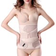 thumbnail image 1 of Cinturón de recuperación 3 en 1 ChongerFei con soporte posparto, color beige L, 1 of 6