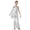Silver, variant on Kids Girls Shiny Jazz Cha Cha Dance Jumpsuit Flared Long Sleeve One Shoulder Hip Hop Dance Unitards for Competitions Pink 10
