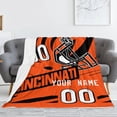 thumbnail image 2 of Blanket Cincinnati Personalized Plush Throw Blanket for Men Women Youth Gift, 2 of 6