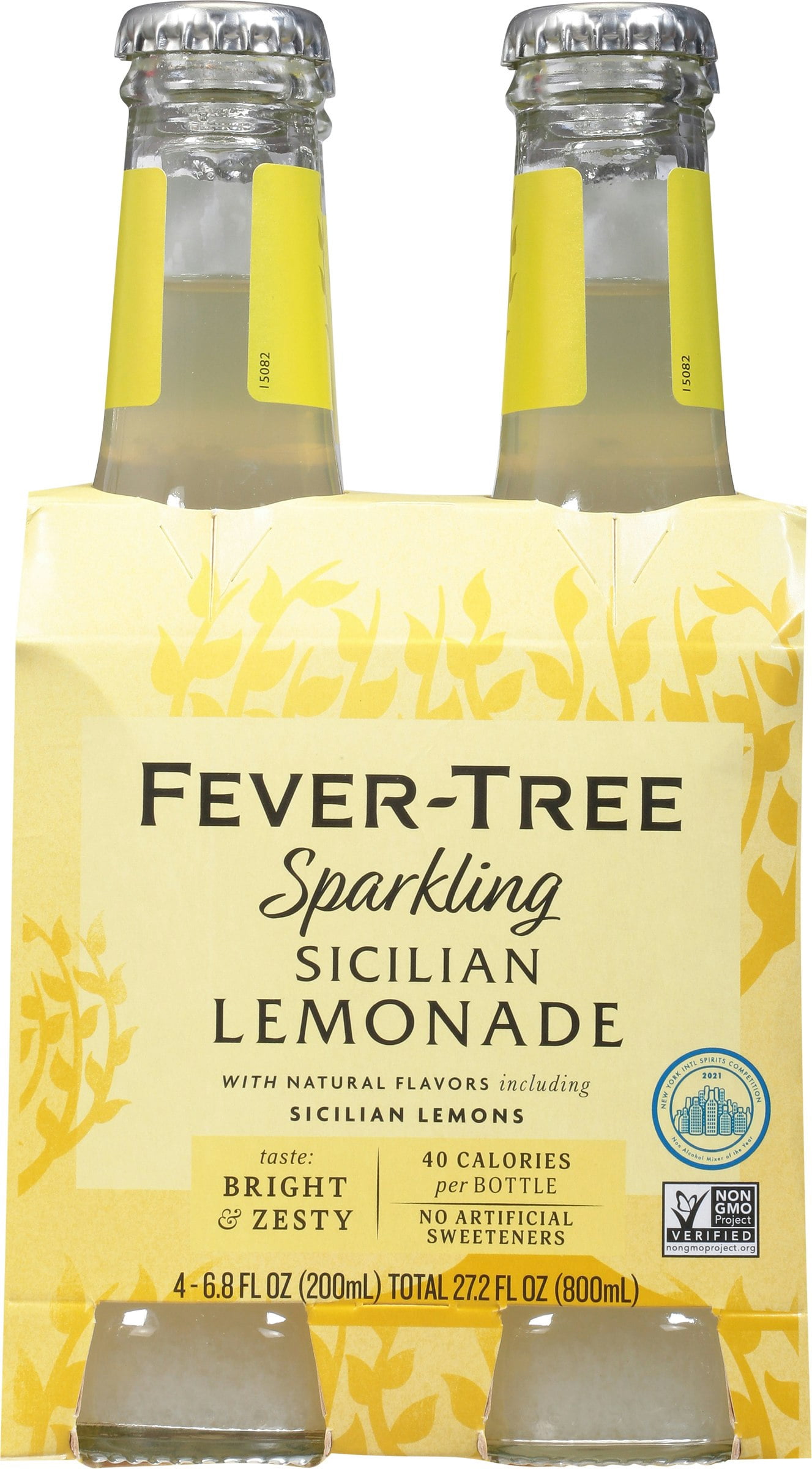 Fever-Tree Sparkling Sicilian Lemonade 27.2 fl oz (Pack of 6)
