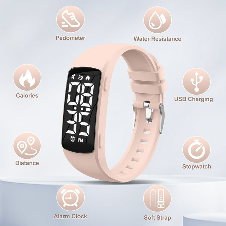 Children's Waterproof Activity Watch Kids Fitness Tracker Watch ...
