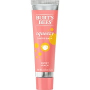 Burt's Bees 100% Natural Origin Squeezy Tinted Lip Balm, Sweet Peach - 0.43 Ounce Squeeze Tube