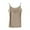 Khaki, variant on Royisotas White Ladies Tank Tops Summer Casual Sleeveless Womens Camisole Crew Neck Thin Strap Loose Flounce Solid Color Women's Tanks & Camis